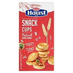Foto van Haust snack cups naturel rond 130g bij jumbo
