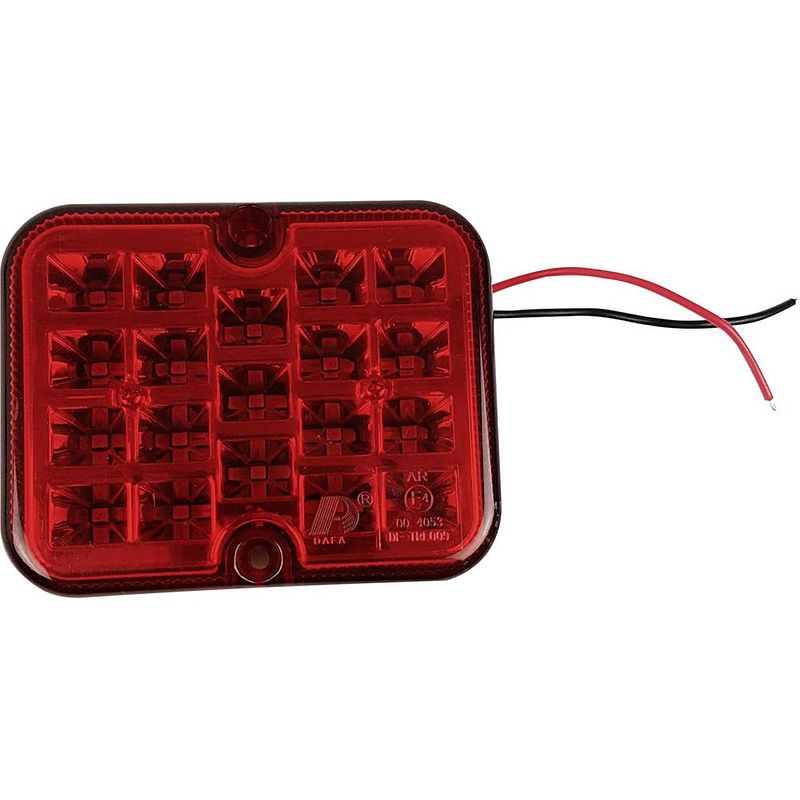 Foto van Berger & schröter mistlamp open kabeleinden mistachterlicht achter 12 v rood