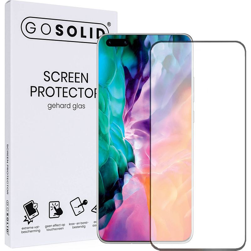 Foto van Go solid! huawei p40 screenprotector gehard glas