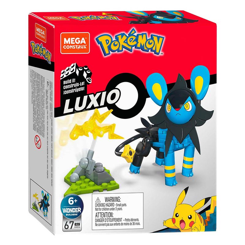 Foto van Mattel - mega construx pokémon bouwset - power pack luxio