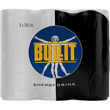 Foto van Bullit energy drink, 6pack 250ml bij jumbo