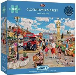 Foto van Gibsons - clocktower market (1000 stukjes) - puzzel;puzzel (5012269063219)