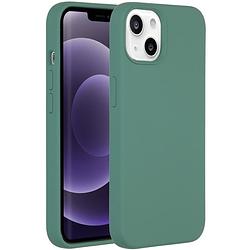 Foto van Accezz liquid silicone voor apple iphone 13 telefoonhoesje groen