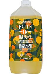 Foto van Faith in nature grapefruit & orange shampoo navulling