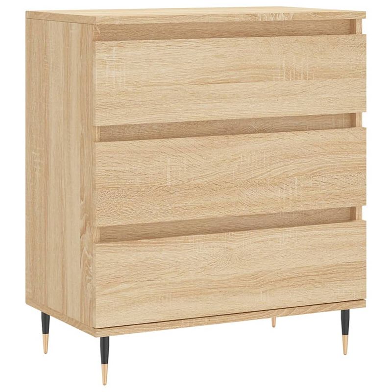 Foto van Vidaxl dressoir 60x35x70 cm bewerkt hout sonoma eikenkleurig