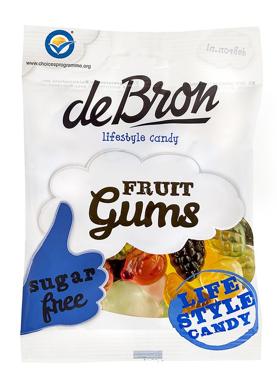 Foto van De bron fruit gums suikervrij