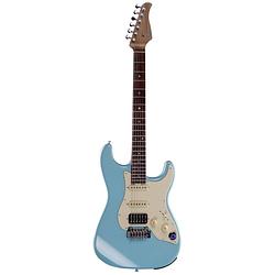 Foto van Mooer gtrs guitars professional 800 tiffany blue intelligent guitar met gigbag