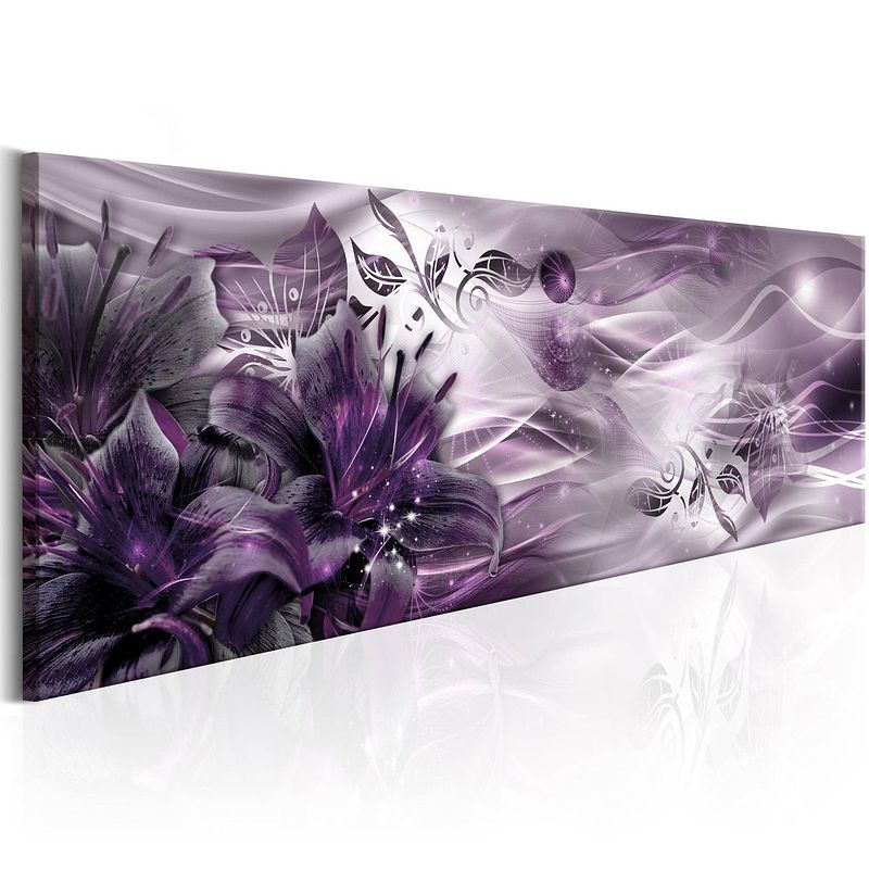 Foto van Artgeist amethyst constellation canvas schilderij 150x50cm