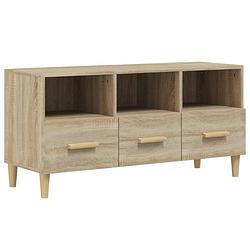 Foto van Vidaxl tv-meubel 102x36x50 cm bewerkt hout sonoma eikenkleurig