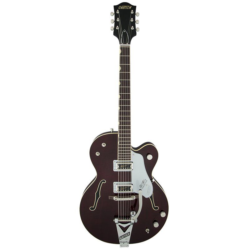 Foto van Gretsch g6119t-62ge vintage select 1962 dark cherry stain