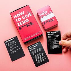 Foto van How to give zero f**ks kaarten