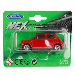 Foto van Welly schaalmodel mini cooper 6,5 cm alu 1:60 rood