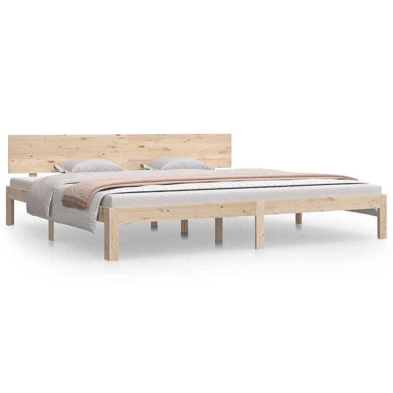 Foto van Vidaxl bedframe massief grenenhout 200x200 cm