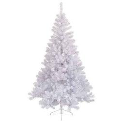 Foto van Tweedekans witte kerst kunstboom imperial pine 120 cm - kunstkerstboom