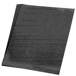 Foto van Hobby papier zwart a4 100 stuks - hobbypapier