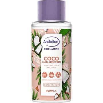 Foto van Andrelon pro nature coco curl creation conditioner 400ml bij jumbo