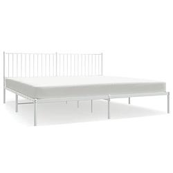 Foto van The living store klassiek bedframe - 207 x 206 x 90.5 cm - robuust en stijlvol