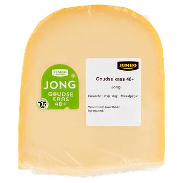 Foto van Jumbo goudse kaas 48+ jong ca. 440g