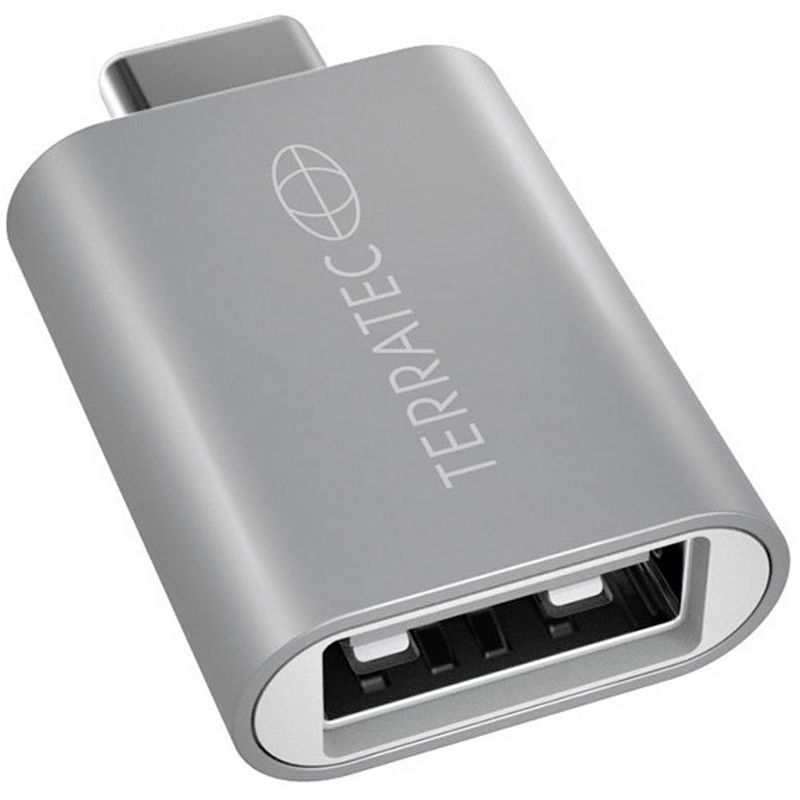 Foto van Terratec usb 2.0 adapter [1x usb-c stekker - 1x usb 3.2 gen 2 bus a (usb 3.1)] connect c1