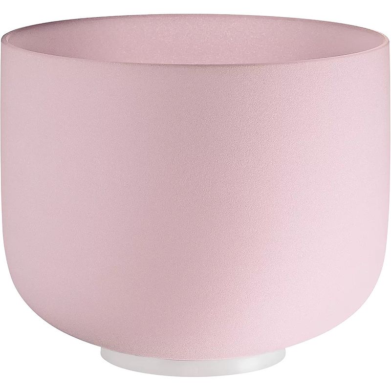 Foto van Meinl csbr10f sonic energy rose quartz crystal singing bowl klankschaal 10 inch toon f