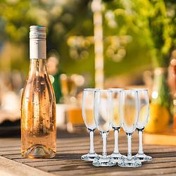 Foto van Pasabahce prosecco/champagneglazen - glas - set 24x stuks - 190 ml - champagneglazen