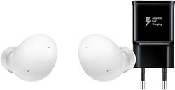 Foto van Samsung galaxy buds 2 wit + samsung oplader