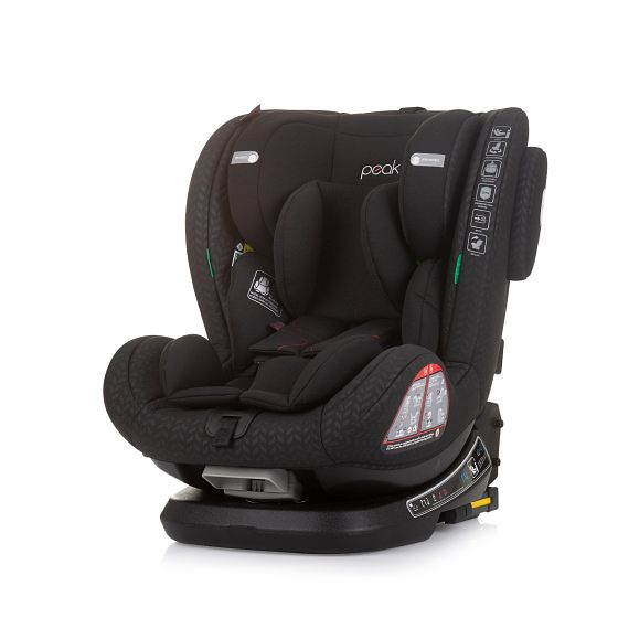 Foto van Chipolino peak autostoel i size 40 150 cm isofix 360° obsidian