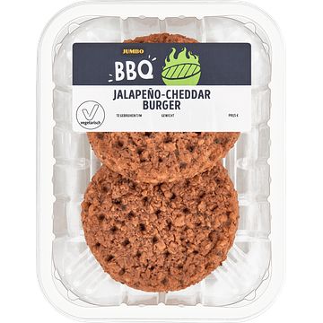 Foto van Jumbo bbq jalapenocheddar burger 2 stuks