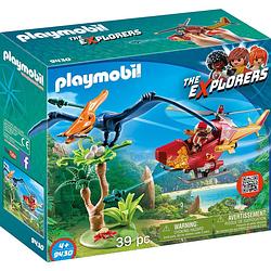 Foto van Playmobil the explorers helikopter met pteranodon 9430