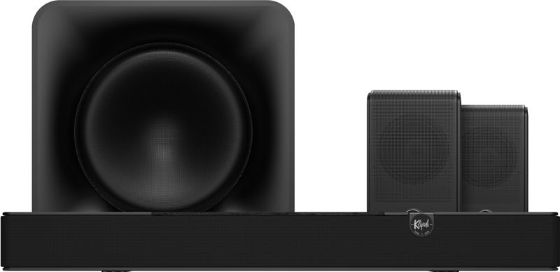 Foto van Klipsch flexus core 100 zwart + subwoofer + achterspeakers