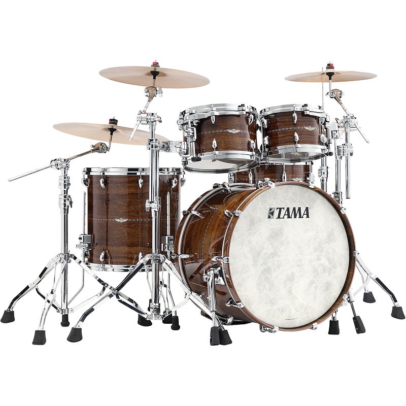 Foto van Tama tb42rzss-sac star bubinga sunset australian acacia burst 4-delige shellset