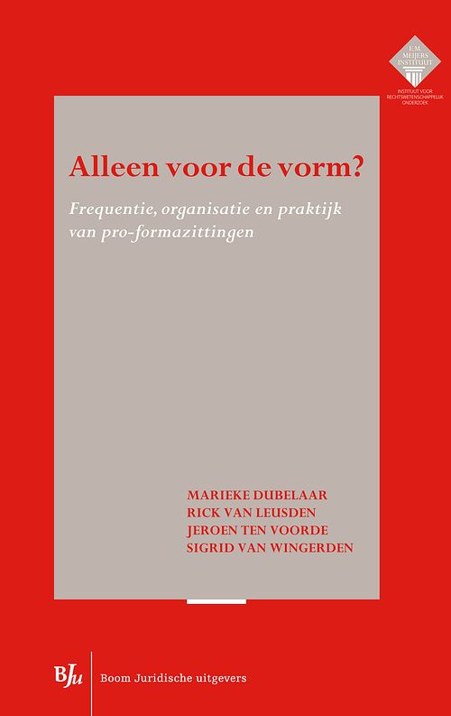 Foto van Alleen voor de vorm? - jeroen ten voorde - ebook (9789462744431)