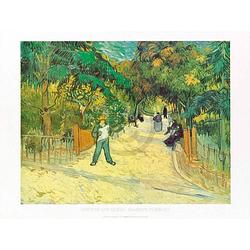 Foto van Vincent van gogh - giardini publici kunstdruk 80x60cm