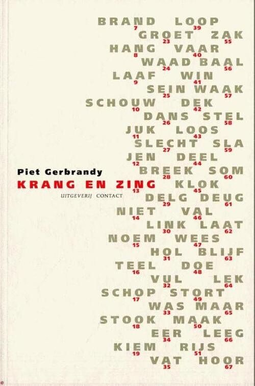 Foto van Krang en zing - piet gerbrandy - ebook (9789025433031)