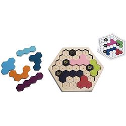 Foto van Bs toys houten puzzel spel bijtjezzz (43-delig)