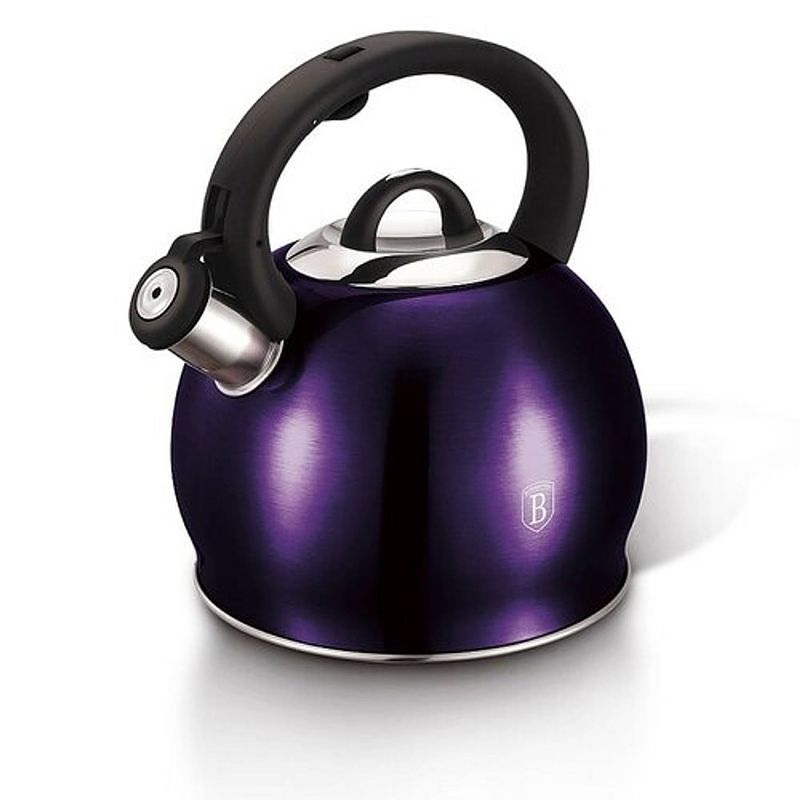 Foto van Top choice - fluitketel - 3.0 liter - metalic purple collection - rvs