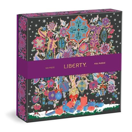 Foto van Liberty christmas tree of life 500 piece foil puzzle - puzzel;puzzel (9780735376847)