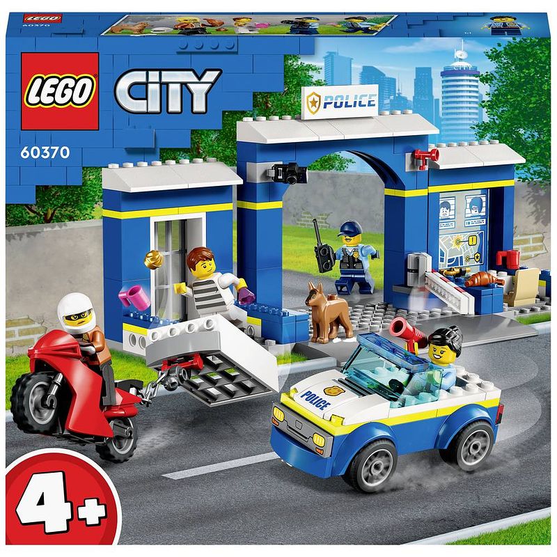 Foto van Lego® city 60370 uitbraak van het politiebureau