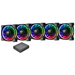 Foto van Thermaltake riing plus 14 led rgb pc-ventilator rgb (b x h x d) 140 x 140 x 25 mm incl. led-verlichting