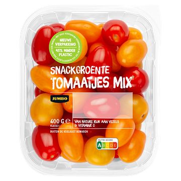 Foto van Jumbo snackgroente tomaatjes mix 400g