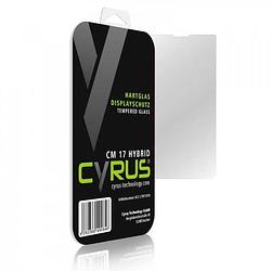 Foto van Cyrus tempered glass screen protector screenprotector (glas) cm17xa 1 stuk(s) cyr11019