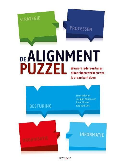 Foto van De alignmentpuzzel - hans veltman - hardcover (9789461265074)