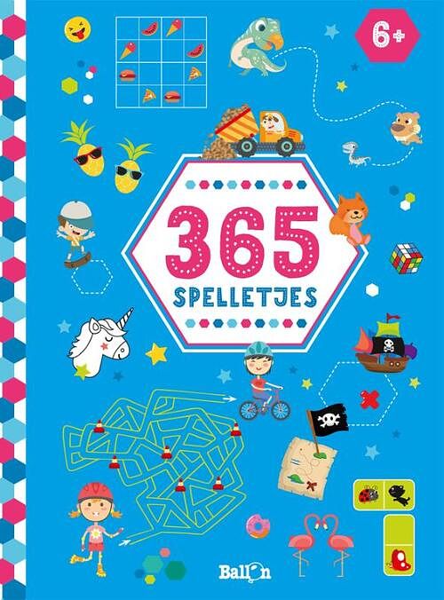 Foto van 365 spelletjes 6+ - paperback (9789403220017)