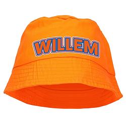 Foto van Koningsdag vissershoedje/bucket hat oranje - willem - 57-58 cm - verkleedhoofddeksels