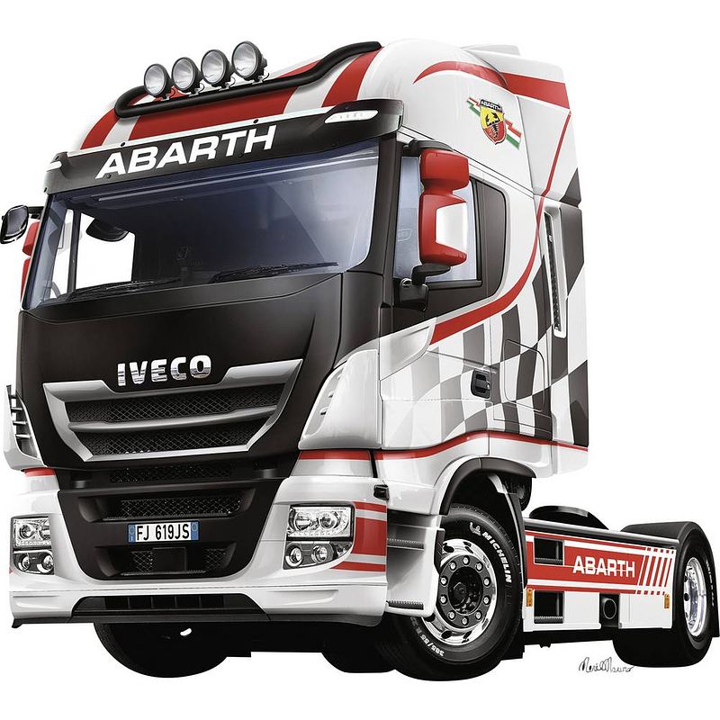 Foto van Italeri 3934 iveco hi-wy e5 abarth vrachtwagen (bouwpakket) 1:24