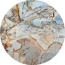 Foto van Komar marble sphere vlies zelfklevend fotobehang 125x125cm rond