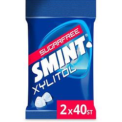 Foto van Smint mint pepermunt suikervrij 2 dispensers 40 stuks keelpastille bij jumbo