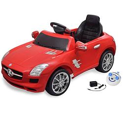 Foto van Vidaxl elektrische auto mercedes benz sls amg rood 6 v met afstandsbediening