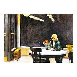 Foto van Edward hopper automat 1927 kunstdruk 40x30cm