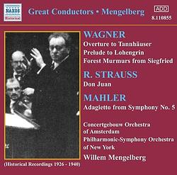 Foto van Wagner: overtures /strauss: don juan/mahler: adagietto symphony no.5 - cd (0636943185520)